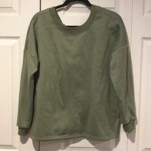 Green sweater